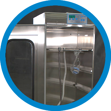 Medical Tube Drying Cabinet - Stainless Steel, Glass Door